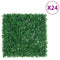 Hek met kunstheester24 st 50x50 cm groen