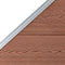 Schuttingpaneel 95x(105-180) cm HKC bruin