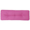 Palletkussen 120x40x12 cm stof roze