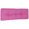 Palletkussen 120x40x12 cm stof roze