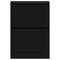 Schoenenkast 60x21x87,5 cm bewerkt hout zwart