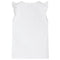 Kindershirt met mouwen met ruches 104 wit