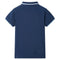 Kinderpoloshirt 128 donkerblauw