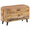Schoenenbank 80x30x45 cm massief mangohout