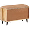 Schoenenbank 80x30x45 cm massief mangohout
