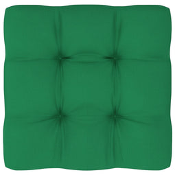 Bankkussen pallet 70x70x10 cm groen