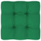 Bankkussen pallet 70x70x10 cm groen