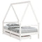 Kinderbedframe met lades 80x160 cm massief grenenhout wit