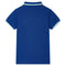 Kinderpoloshirt 128 donkerblauw