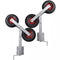 Wieltjes set ter ondersteuning van boot aanhanger 59-84 cm set van 2