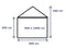 Opslagtent Premium PVC 5x10 mtr in Wit