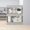 Boekenkast/kamerscherm 60x30x72 cm betongrijs