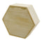 Duraline Muurplank zeshoek 27x27x12cm paulownia