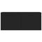 Wandkast 80x35x36,5 cm bewerkt hout zwart