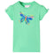 Kindershirt 116 lichtgroen