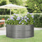 Plantenbak 140x140x68 cm gepoedercoat staal grijs