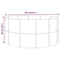 Plantenbak 140x140x68 cm gepoedercoat staal grijs