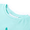 Kindershirt met kleurrijke fruitprint 140 lichtmintkleurig