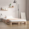 Palletbed massief grenenhout 90x190 cm 3FT Single