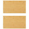 Kookplaatafdekkingen 2 st 50x28x1,5 cm bamboe
