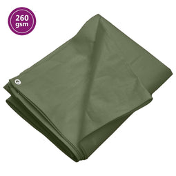 Dekzeil 260 g/m 3x3 m HDPE groen
