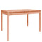 Tuintafel 121x82,5x76 cm massief douglashout