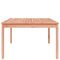 Tuintafel 121x82,5x76 cm massief douglashout