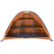 Opbergtent 9 vakken 125x50x68 cm 185T taft grijs en oranje