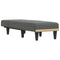 Chaise longue stof donkergrijs