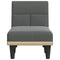 Chaise longue stof donkergrijs