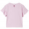 Kindershirt met mouwen met ruches 116 lila