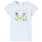 Kindershirt cartooncitroenen 92 lichtblauw