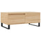 Salontafel 90x50x36,5 cm bewerkt hout sonoma eikenkleurig