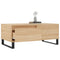 Salontafel 90x50x36,5 cm bewerkt hout sonoma eikenkleurig