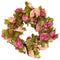 Kunstbloemslingers 6 st 250 cm roze rood
