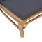 Tuinstoelen 2 st met donkergrijze kussens bamboe