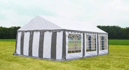 Classic Plus Partytent PVC 5x6x2 mtr in Wit-Grijs