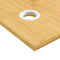 Bureaublad 110x55x1,5 cm bamboe