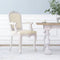 Eetkamerstoel 62x59,5x100,5 cm linnen beige