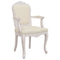 Eetkamerstoel 62x59,5x100,5 cm linnen beige