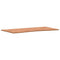 Bureaublad 110x(50-55)x1,5 cm massief beukenhout