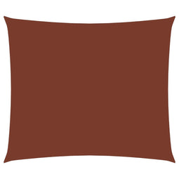 Zonnescherm rechthoekig 2,5x3,5 m oxford stof terracottakleurig