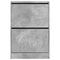 Schoenenkast 60x21x87,5 cm bewerkt hout betongrijs