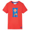 Kindershirt met korte mouwen 116 rood