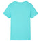 Kindershirt met korte mouwen 104 zeeblauw