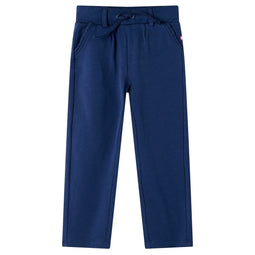 Kinderbroek met trekkoord 104 marineblauw