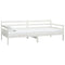 Slaapbank massief grenenhout wit 90x200 cm