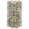 Gabion plantenbak rond verhoogd 30x50 cm gegalvaniseerd staal