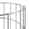 Gabion plantenbak rond verhoogd 30x50 cm gegalvaniseerd staal