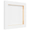 Canvasdoeken 12 st stof en massief grenenhout wit